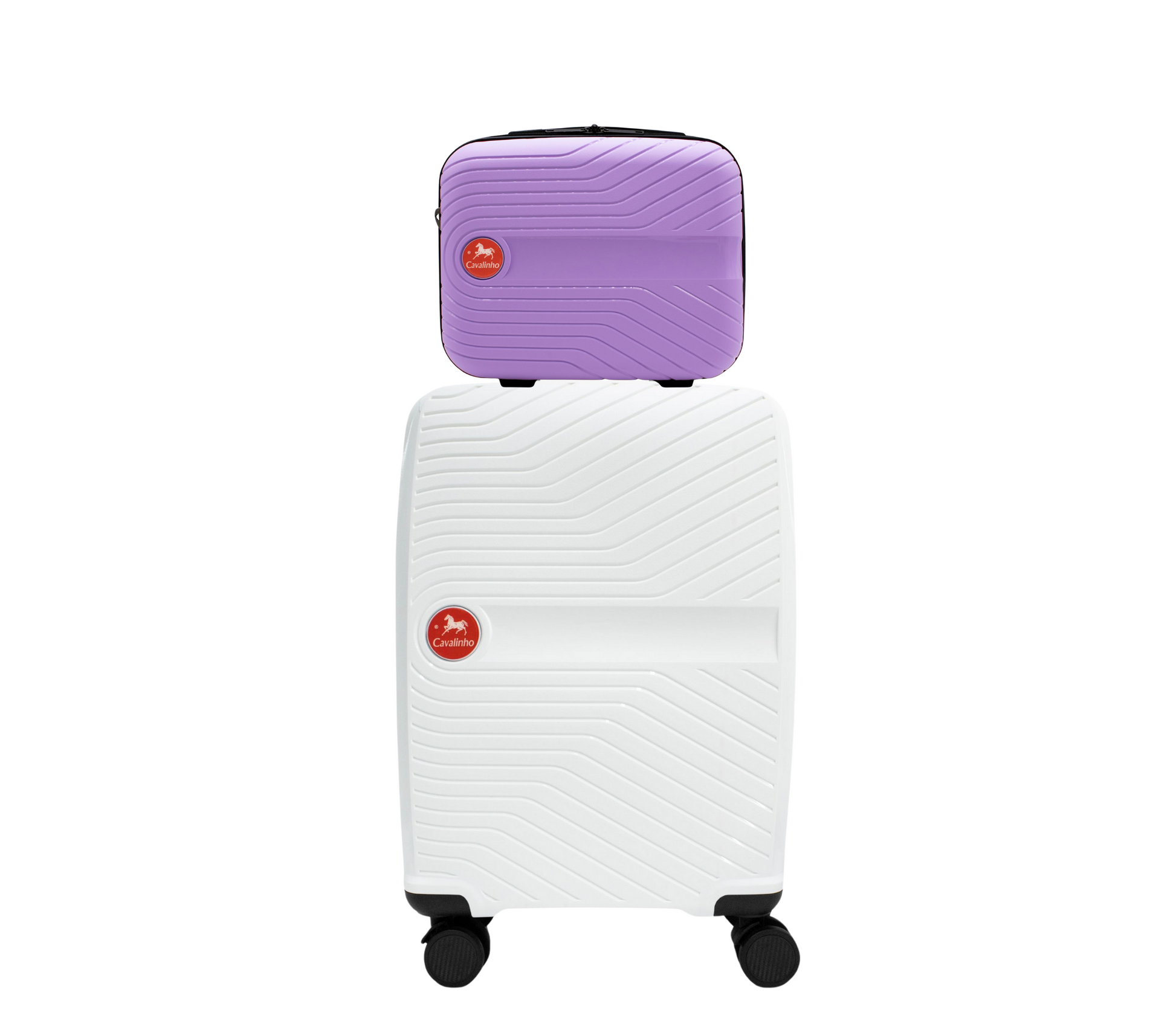 #color_ Lilac White | Cavalinho Canada & USA Colorful 2 Piece Luggage Set (15" & 19") - Lilac White - 68020004.3906.S1519._1