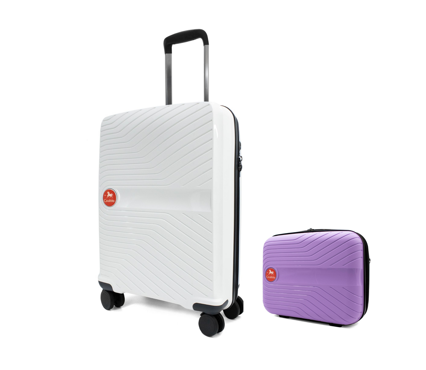 Cavalinho Canada & USA Colorful 2 Piece Luggage Set (15" & 19") - Lilac White - 68020004.3906.S1519._3