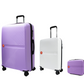 Cavalinho Colorful 3 Piece Luggage Set (15", 19" & 28") - Lilac White Lilac - 68020004.390639.S151928._2