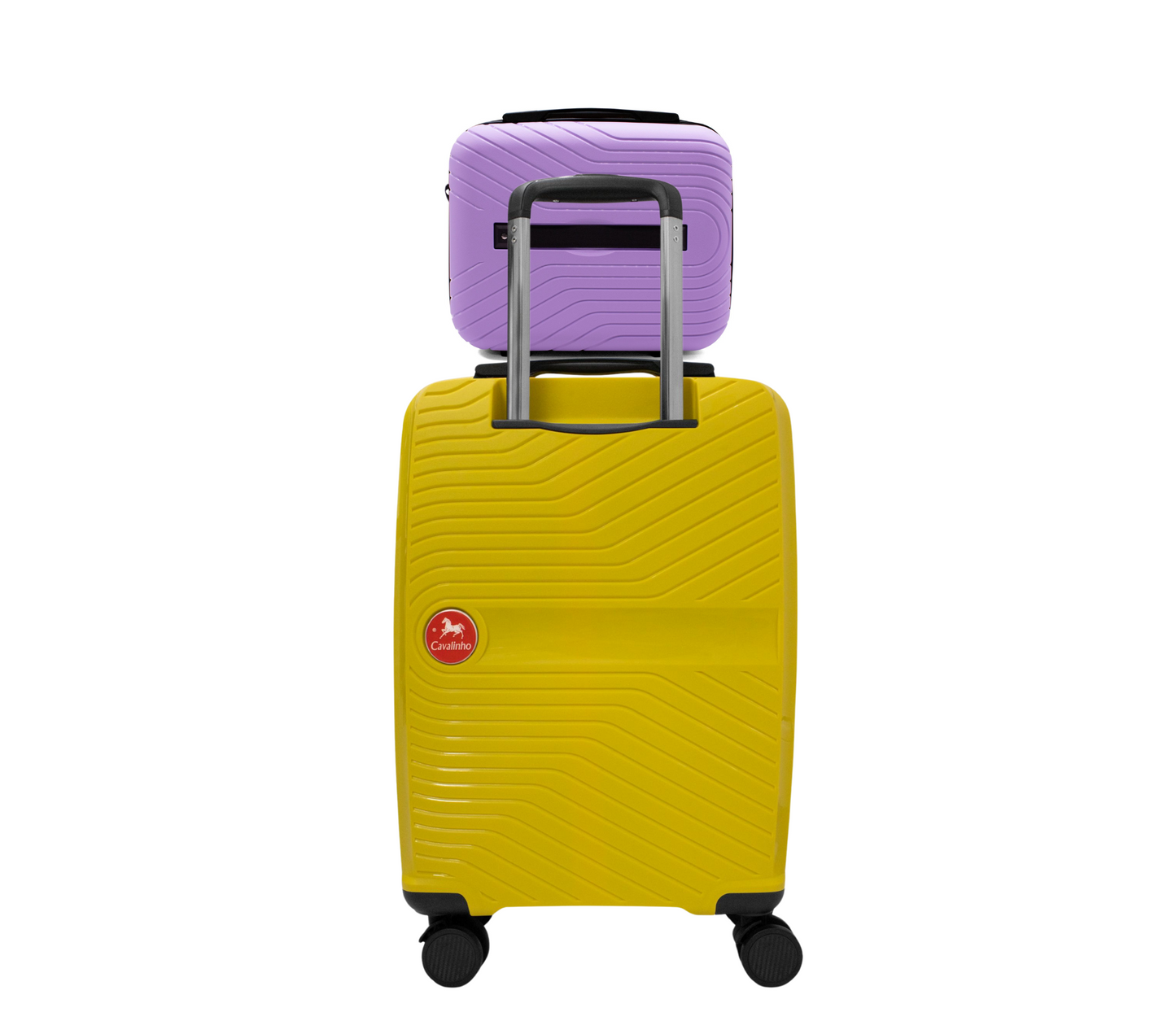 #color_ Lilac Yellow | Cavalinho Canada & USA Colorful 2 Piece Luggage Set (15" & 19") - Lilac Yellow - 68020004.3908.S1519._2
