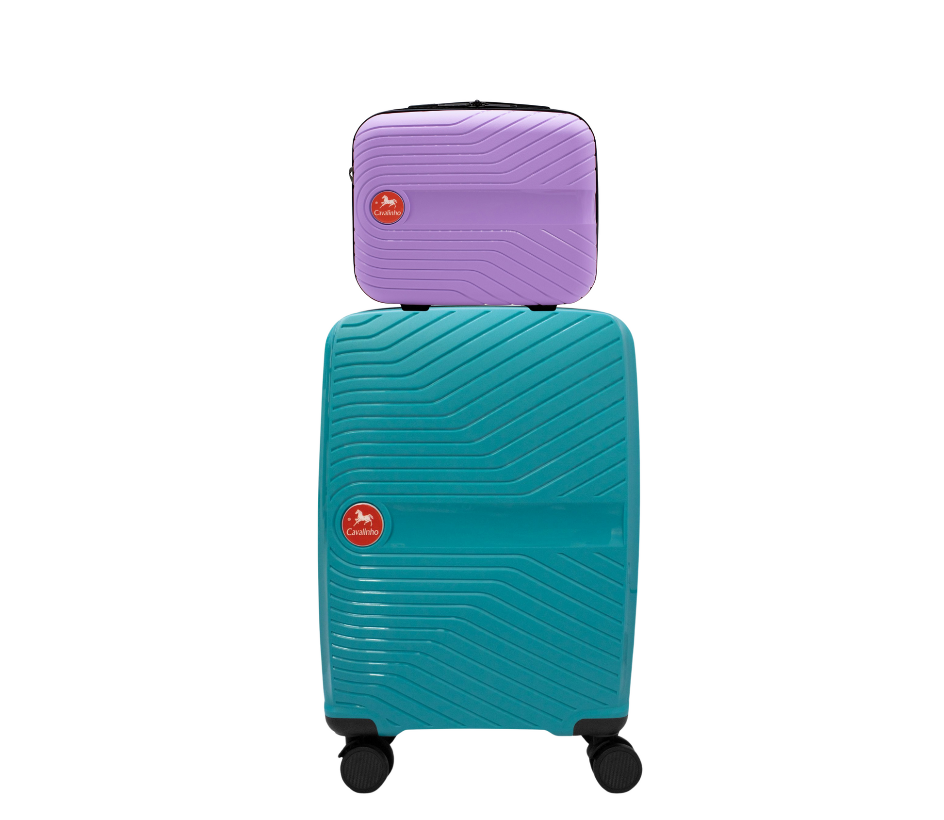 Cavalinho Canada & USA Colorful 2 Piece Luggage Set (15" & 19") - Lilac DarkTurquoise - 68020004.3925.S1519._1