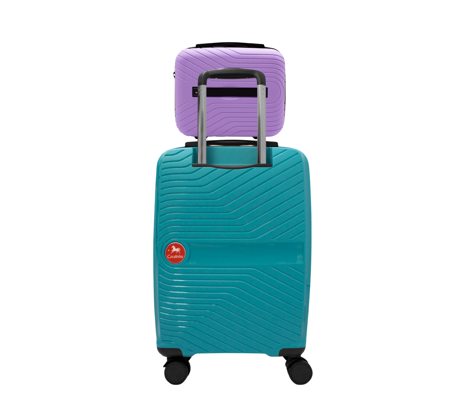 #color_ Lilac DarkTurquoise | Cavalinho Canada & USA Colorful 2 Piece Luggage Set (15" & 19") - Lilac DarkTurquoise - 68020004.3925.S1519._2
