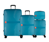 Cavalinho 4 Piece Set of Colorful Hardside Luggage (15", 19", 24", 28") SKU 68020004.41.S4 #color_Ocean Blue