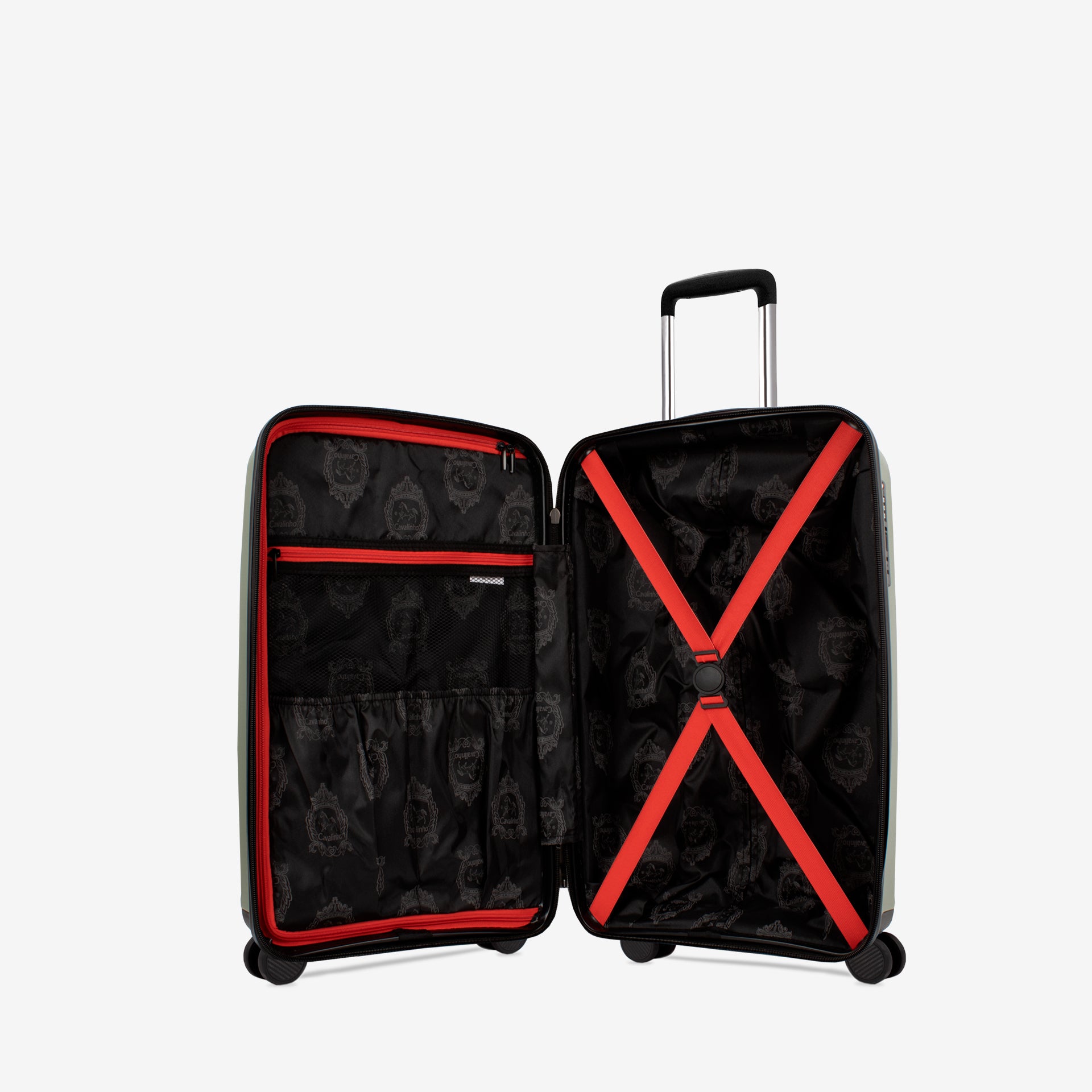 Cavalinho Colorful Green Carry-on Hardside Luggage (19") SKU 68020004.46.19 #color_forest green