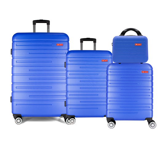 Cavalinho Bon Voyage Hardside Luggage 4 Piece Set (12", 19", 24", 28") - Blue - 68020005.03.S4_1