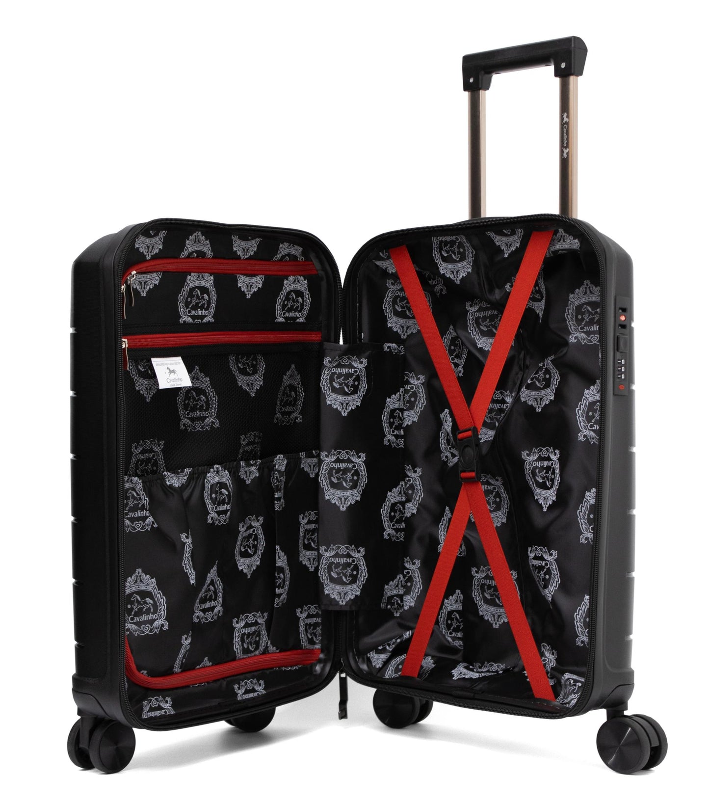 #color_ 20 inch Black | Cavalinho Oasis Carry-on Hardside Luggage (20") - 20 inch Black - 68040001.01.20_4