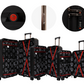 Cavalinho Canada & USA Oasis 3 Piece Luggage Set (20", 24" & 28") - Black Black Black - 68040001.010101.202428._4