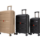 #color_ Black Black GoldenRod | Cavalinho Canada & USA Oasis 3 Piece Luggage Set (20", 24" & 28") - Black Black GoldenRod - 68040001.010107.202428._2
