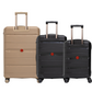 Cavalinho Canada & USA Oasis 3 Piece Luggage Set (20", 24" & 28") - Black Black GoldenRod - 68040001.010107.202428._3