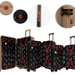 #color_ Black Black GoldenRod | Cavalinho Canada & USA Oasis 3 Piece Luggage Set (20", 24" & 28") - Black Black GoldenRod - 68040001.010107.202428._4