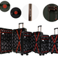 #color_ Black Black DarkOliveGreen | Cavalinho Canada & USA Oasis 3 Piece Luggage Set (20", 24" & 28") - Black Black DarkOliveGreen - 68040001.010109.202428._4