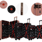 #color_ Black Black RoseGold | Cavalinho Canada & USA Oasis 3 Piece Luggage Set (20", 24" & 28") - Black Black RoseGold - 68040001.010118.202428._4