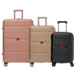 #color_ Black GoldenRod RoseGold | Cavalinho Canada & USA Oasis 3 Piece Luggage Set (20", 24" & 28") - Black GoldenRod RoseGold - 68040001.010718.202428._1