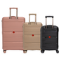 Cavalinho Canada & USA Oasis 3 Piece Luggage Set (20", 24" & 28") - Black GoldenRod RoseGold - 68040001.010718.202428._3