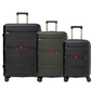Cavalinho Canada & USA Oasis 3 Piece Luggage Set (20", 24" & 28") - Black DarkOliveGreen Black - 68040001.010901.202428._1