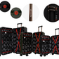 #color_ Black DarkOliveGreen Black | Cavalinho Canada & USA Oasis 3 Piece Luggage Set (20", 24" & 28") - Black DarkOliveGreen Black - 68040001.010901.202428._4