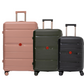 Cavalinho Canada & USA Oasis 3 Piece Luggage Set (20", 24" & 28") - Black DarkOliveGreen RoseGold - 68040001.010918.202428._1