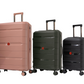 Cavalinho Canada & USA Oasis 3 Piece Luggage Set (20", 24" & 28") - Black DarkOliveGreen RoseGold - 68040001.010918.202428._2