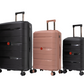 #color_ Black RoseGold Black | Cavalinho Canada & USA Oasis 3 Piece Luggage Set (20", 24" & 28") - Black RoseGold Black - 68040001.011801.202428._2