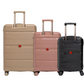 #color_ Black RoseGold GoldenRod | Cavalinho Canada & USA Oasis 3 Piece Luggage Set (20", 24" & 28") - Black RoseGold GoldenRod - 68040001.011807.202428._3