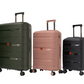 Cavalinho Canada & USA Oasis 3 Piece Luggage Set (20", 24" & 28") - Black RoseGold DarkOliveGreen - 68040001.011809.202428._2