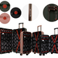 Cavalinho Canada & USA Oasis 3 Piece Luggage Set (20", 24" & 28") - Black RoseGold DarkOliveGreen - 68040001.011809.202428._4