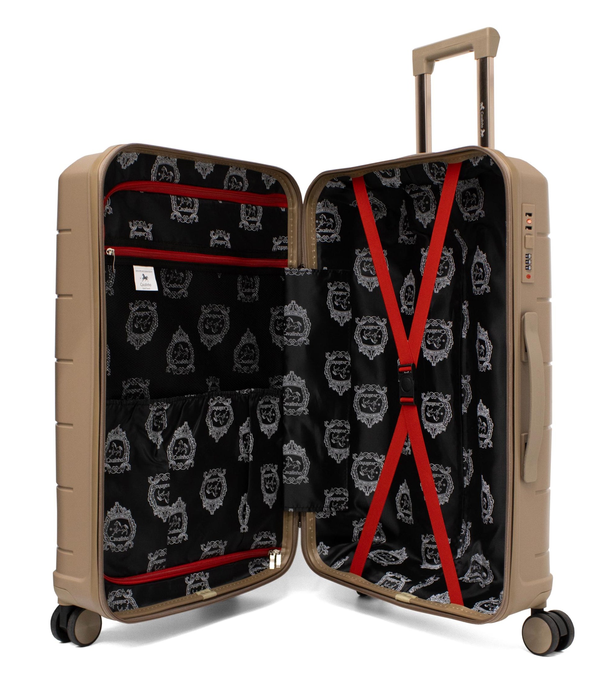 #color_ 24 inch GoldenRod | Cavalinho Oasis Check-in Hardside Luggage (24") - 24 inch GoldenRod - 68040001.07.24_4