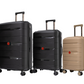 #color_ GoldenRod Black Black | Cavalinho Canada & USA Oasis 3 Piece Luggage Set (20", 24" & 28") - GoldenRod Black Black - 68040001.070101.202428._2