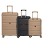 Cavalinho Canada & USA Oasis 3 Piece Luggage Set (20", 24" & 28") - GoldenRod Black GoldenRod - 68040001.070107.202428._3
