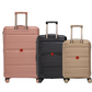 Cavalinho Canada & USA Oasis 3 Piece Luggage Set (20", 24" & 28") - GoldenRod Black RoseGold - 68040001.070118.202428._3
