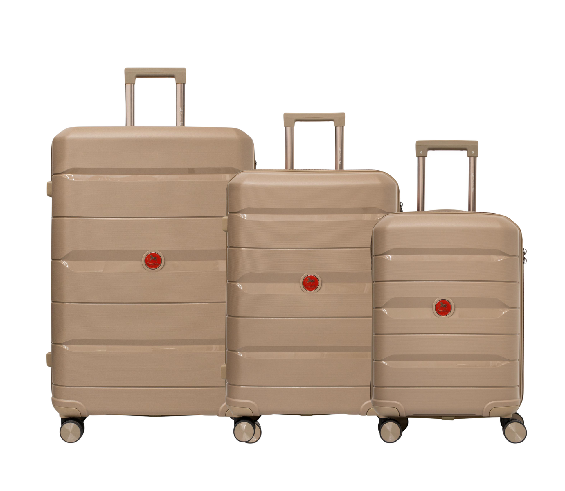 Cavalinho Canada & USA Oasis 3 Piece Luggage Set (20", 24" & 28") - GoldenRod GoldenRod GoldenRod - 68040001.070707.202428._1
