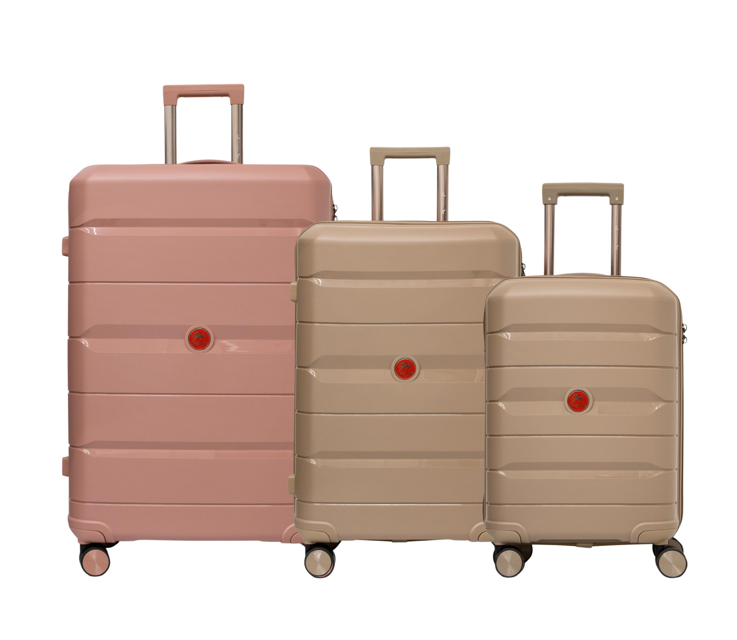 #color_ GoldenRod GoldenRod RoseGold | Cavalinho Canada & USA Oasis 3 Piece Luggage Set (20", 24" & 28") - GoldenRod GoldenRod RoseGold - 68040001.070718.202428._1