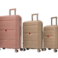 Cavalinho Canada & USA Oasis 3 Piece Luggage Set (20", 24" & 28") - GoldenRod GoldenRod RoseGold - 68040001.070718.202428._2