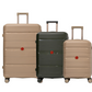 Cavalinho Canada & USA Oasis 3 Piece Luggage Set (20", 24" & 28") - GoldenRod DarkOliveGreen GoldenRod - 68040001.070907.202428._1