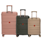 Cavalinho Canada & USA Oasis 3 Piece Luggage Set (20", 24" & 28") - GoldenRod DarkOliveGreen RoseGold - 68040001.070918.202428._3