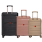 #color_ GoldenRod RoseGold Black | Cavalinho Canada & USA Oasis 3 Piece Luggage Set (20", 24" & 28") - GoldenRod RoseGold Black - 68040001.071801.202428._3