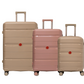 Cavalinho Canada & USA Oasis 3 Piece Luggage Set (20", 24" & 28") - GoldenRod RoseGold GoldenRod - 68040001.071807.202428._1