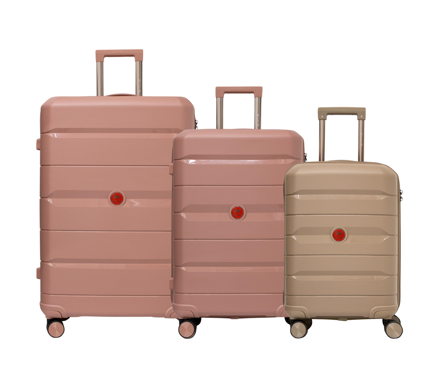 #color_ GoldenRod RoseGold RoseGold | Cavalinho Canada & USA Oasis 3 Piece Luggage Set (20", 24" & 28") - GoldenRod RoseGold RoseGold - 68040001.071818.202428._1