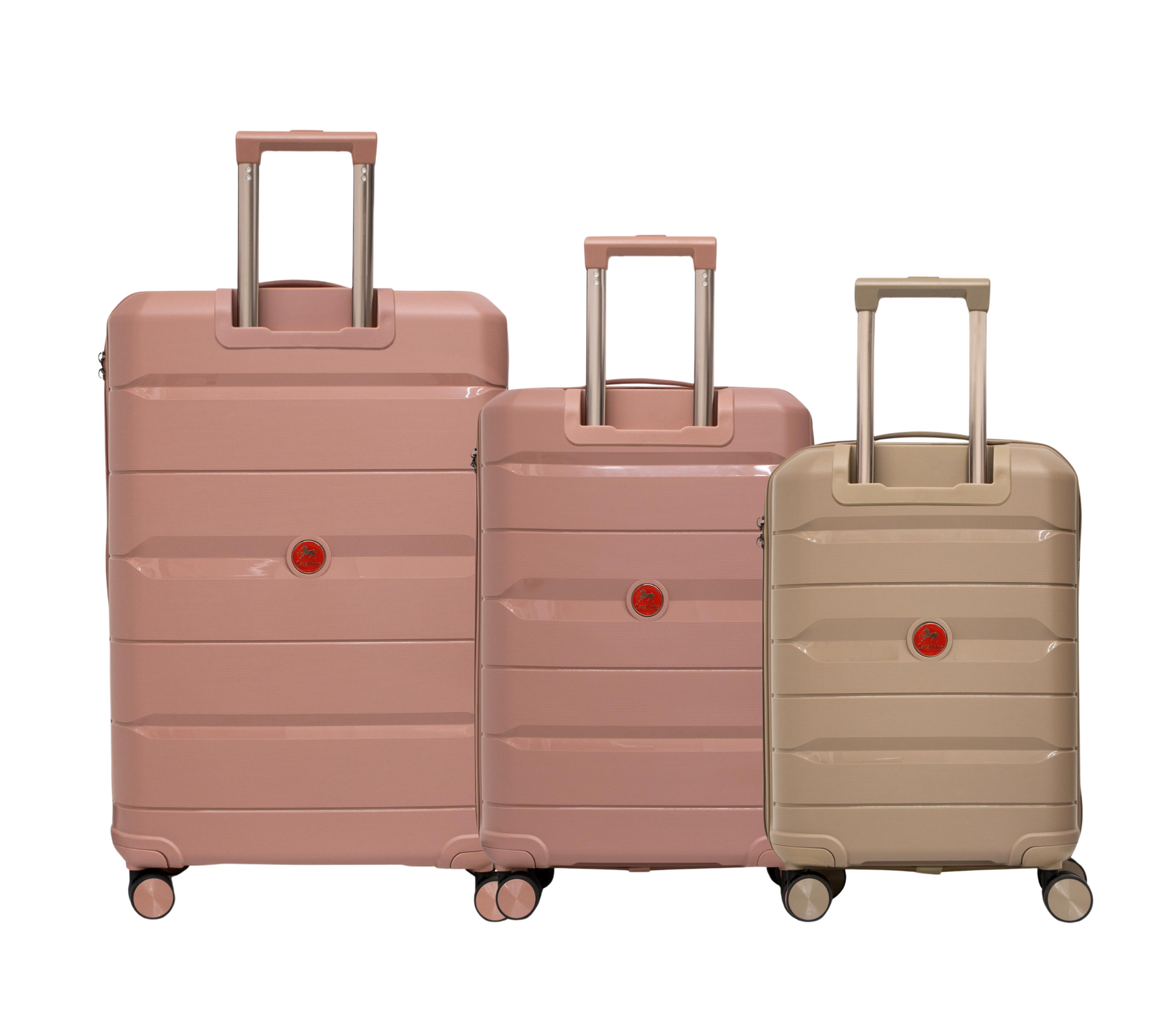 #color_ GoldenRod RoseGold RoseGold | Cavalinho Canada & USA Oasis 3 Piece Luggage Set (20", 24" & 28") - GoldenRod RoseGold RoseGold - 68040001.071818.202428._3