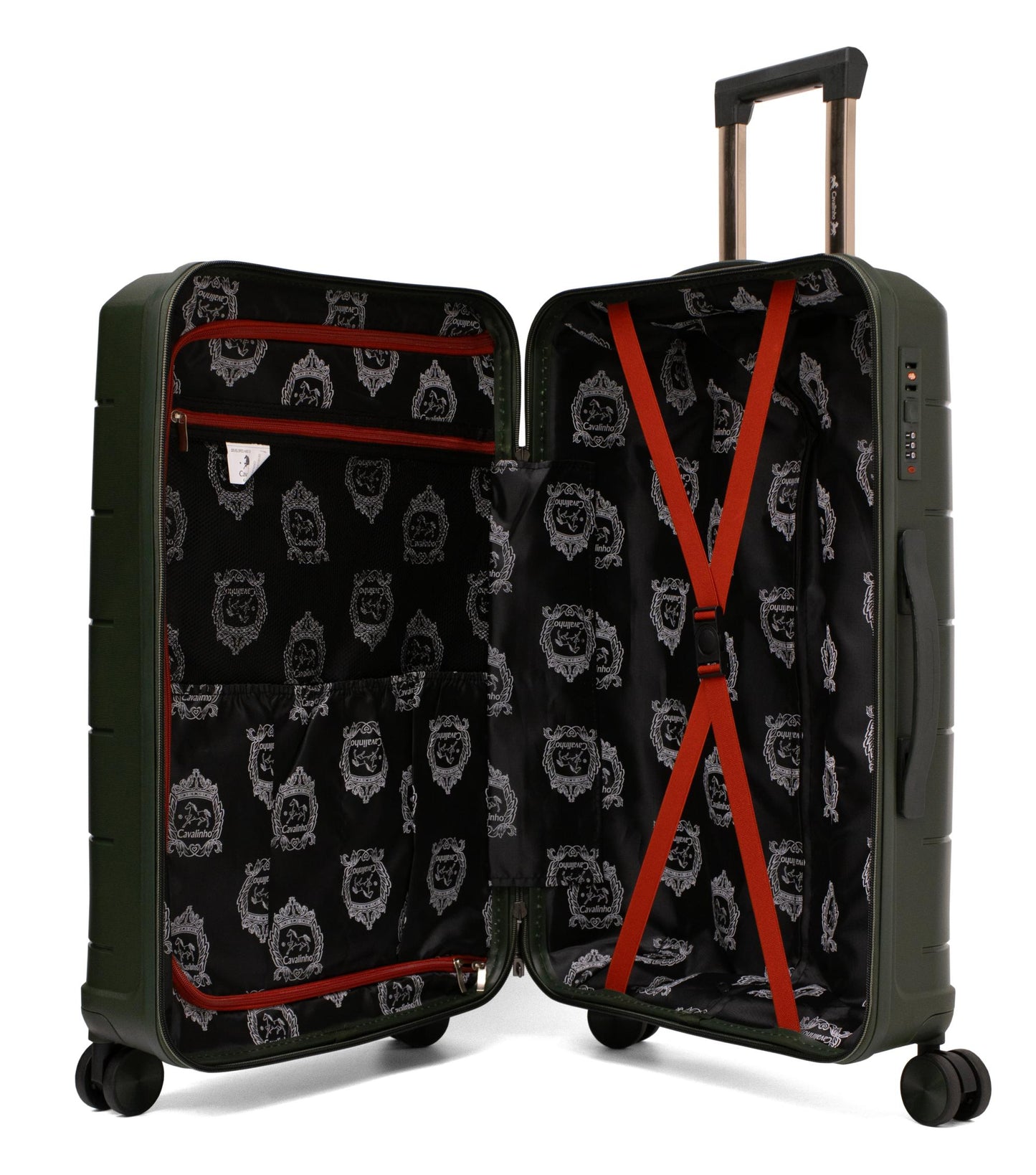 Cavalinho Oasis Check-in Hardside Luggage (24") - 24 inch DarkOliveGreen - 68040001.09.24_4