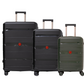 Cavalinho Canada & USA Oasis 3 Piece Luggage Set (20", 24" & 28") - DarkOliveGreen Black Black - 68040001.090101.202428._1