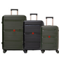 Cavalinho Canada & USA Oasis 3 Piece Luggage Set (20", 24" & 28") - DarkOliveGreen Black DarkOliveGreen - 68040001.090109.202428._1