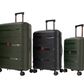 Cavalinho Canada & USA Oasis 3 Piece Luggage Set (20", 24" & 28") - DarkOliveGreen Black DarkOliveGreen - 68040001.090109.202428._2