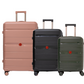 Cavalinho Canada & USA Oasis 3 Piece Luggage Set (20", 24" & 28") - DarkOliveGreen Black RoseGold - 68040001.090118.202428._1