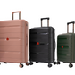 Cavalinho Canada & USA Oasis 3 Piece Luggage Set (20", 24" & 28") - DarkOliveGreen Black RoseGold - 68040001.090118.202428._2