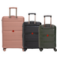 Cavalinho Canada & USA Oasis 3 Piece Luggage Set (20", 24" & 28") - DarkOliveGreen Black RoseGold - 68040001.090118.202428._3