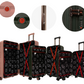 Cavalinho Canada & USA Oasis 3 Piece Luggage Set (20", 24" & 28") - DarkOliveGreen DarkOliveGreen RoseGold - 68040001.090918.202428._4