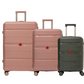 Cavalinho Canada & USA Oasis 3 Piece Luggage Set (20", 24" & 28") - DarkOliveGreen RoseGold RoseGold - 68040001.091818.202428._1