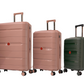 Cavalinho Canada & USA Oasis 3 Piece Luggage Set (20", 24" & 28") - DarkOliveGreen RoseGold RoseGold - 68040001.091818.202428._2