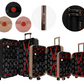 Cavalinho Canada & USA Oasis 3 Piece Luggage Set (20", 24" & 28") - RoseGold Black RoseGold - 68040001.180701.202428._4